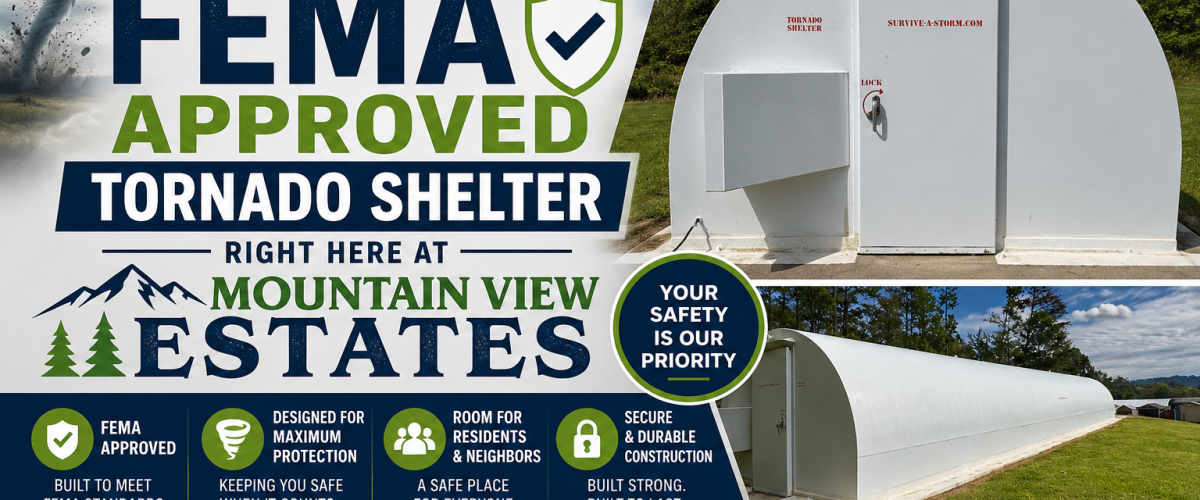 FEMA approved tornado shelter