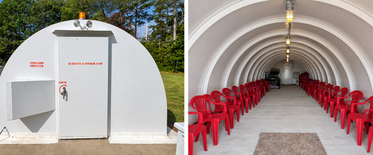 FEMA approved tornado shelter