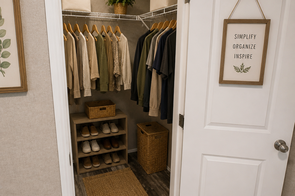 Master bedroom closet
