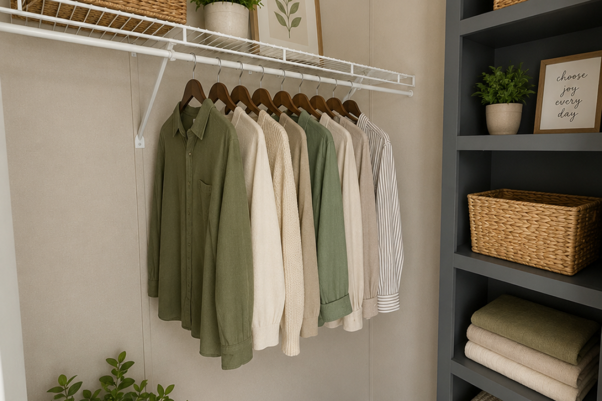 En-suite master closet